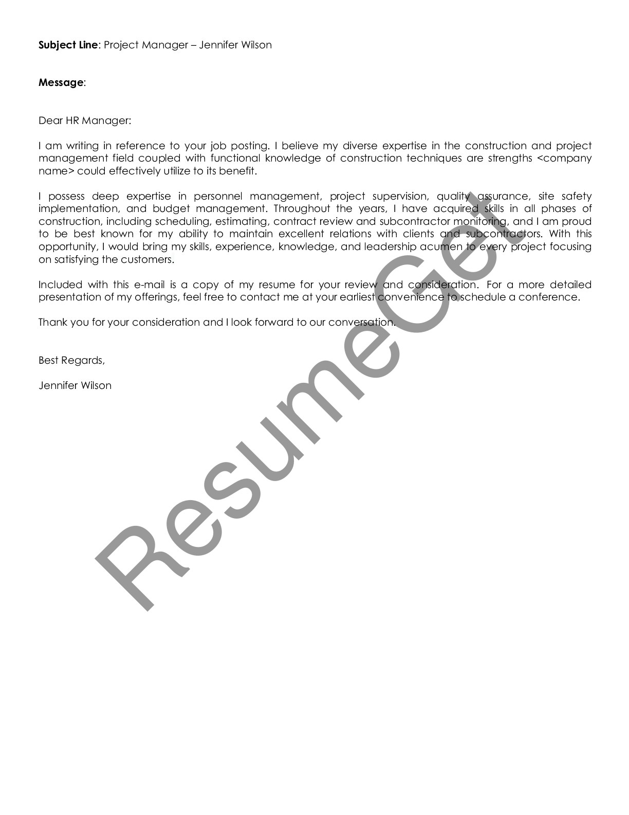 Project Manager Resume Examples 2019 - ResumeGet.com